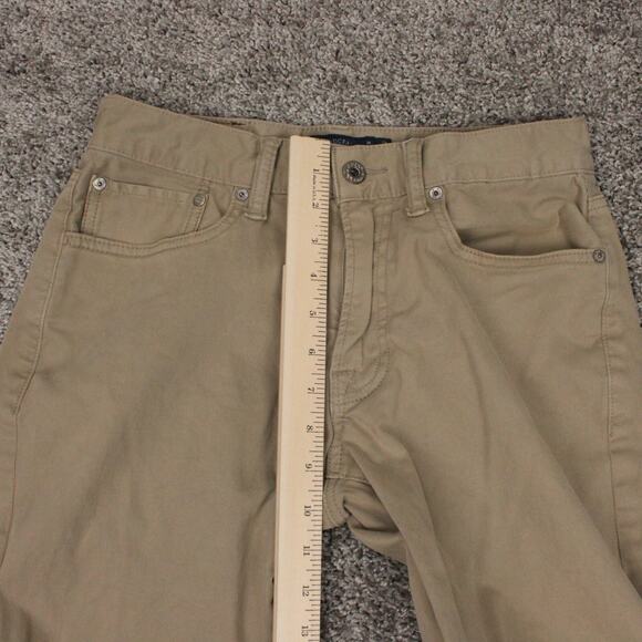 Lucky Brand 121 Heritage Slim Fit Pants Mens 29x32 Khaki Cotton - Picture 4 of 10